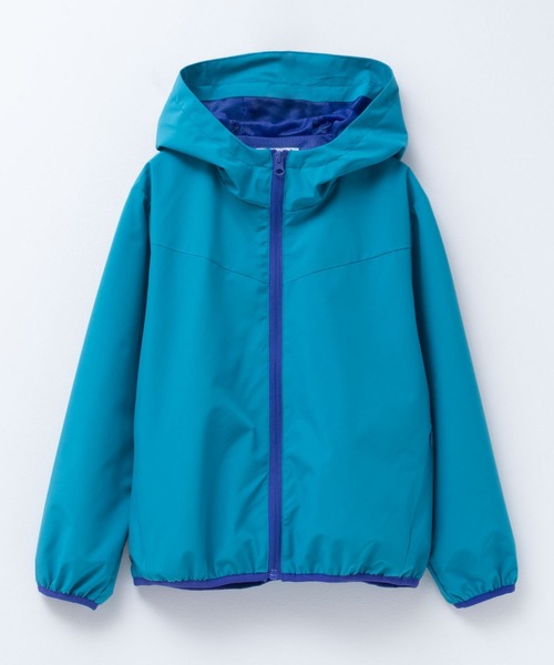 NAVY（ネイビー）の「NAVY 【撥水 防風 ストレッチ 】機能アウター 裏メッシュZIPパーカー（その他アウター・キッズ・ブラック/ターコイズブルー/カーキ・140/150/160/130）」の3枚目の写真