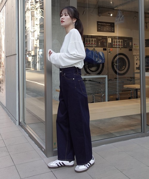 ★LEMAIRE★ハイウエスト カーブド パンツ LEMAIRE -High Waisted Curved Pants(HEAVY BLACK DENIM