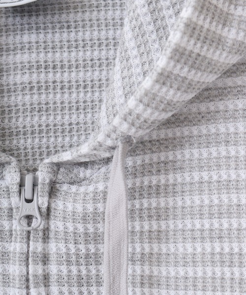 JEMORGAN（ジェーイーモーガン）の「JEMORGAN ワッフルボーダーフルジップパーカ（パーカー・メンズ・ネイビー/ナチュラル/杢グレー・M/XL/L）」の15枚目の写真