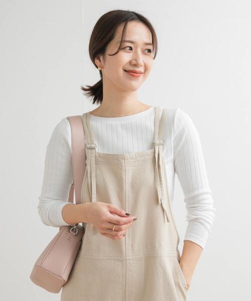 URBAN RESEARCH DOORS(アーバンリサーチドアーズ)の「針抜き長袖カットソー(Tシャツ/カットソー・レディース・オフホワイト/ピンク/ホワイト系その他・MEDIUM)」の6枚目の写真
