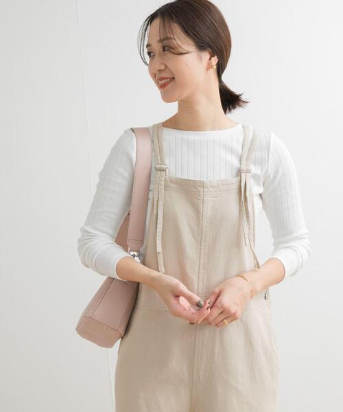URBAN RESEARCH DOORS(アーバンリサーチドアーズ)の「針抜き長袖カットソー(Tシャツ/カットソー・レディース・オフホワイト/ピンク/ホワイト系その他・MEDIUM)」の7枚目の写真