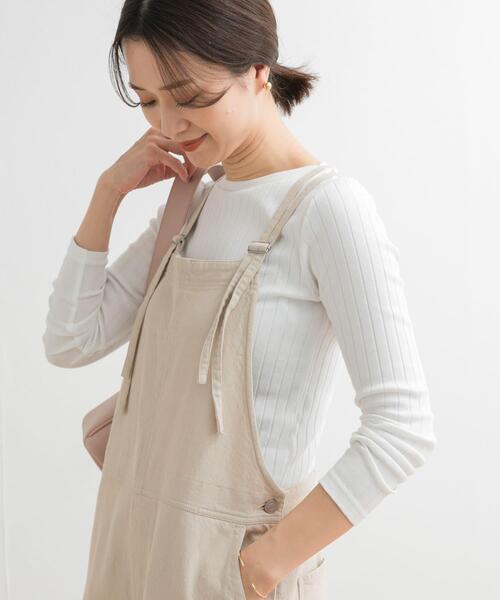 URBAN RESEARCH DOORS(アーバンリサーチドアーズ)の「針抜き長袖カットソー(Tシャツ/カットソー・レディース・オフホワイト/ピンク/ホワイト系その他・MEDIUM)」の8枚目の写真