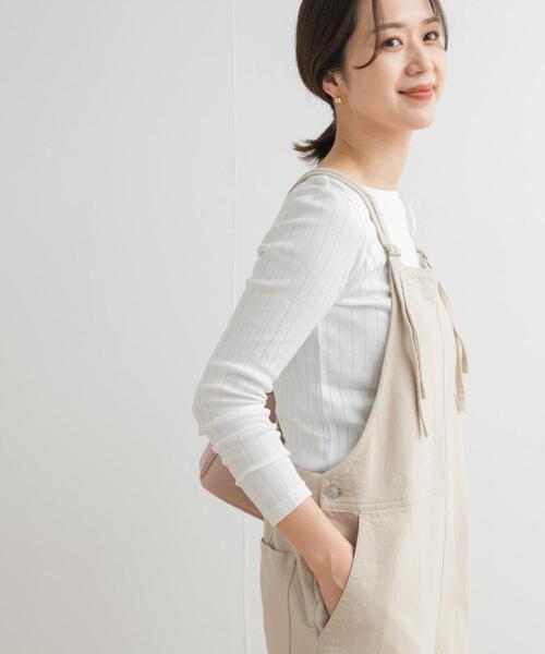 URBAN RESEARCH DOORS(アーバンリサーチドアーズ)の「針抜き長袖カットソー(Tシャツ/カットソー・レディース・オフホワイト/ピンク/ホワイト系その他・MEDIUM)」の11枚目の写真