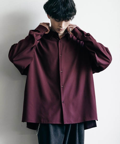 未使用❣️RECTO レクト カットオフディテールカラークロップオーバーシャツ 未使用❣️RECTO レクト カットオフディテールカラークロップ