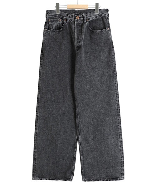 marka（マーカ）の「marka / マーカ：WIDE LEG JEANS - faded black 