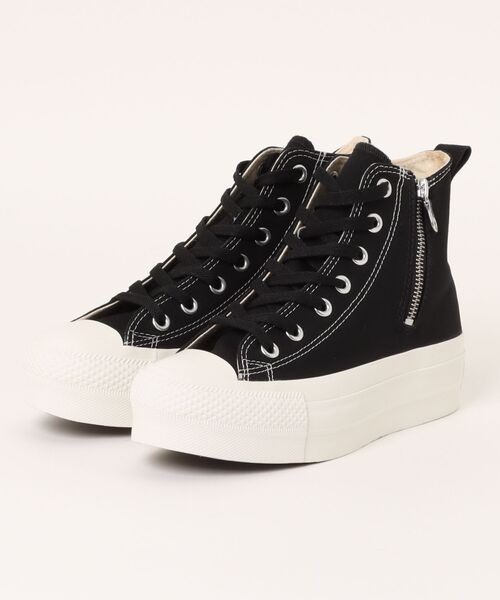 CONVERSE(コンバース)の「【CONVERSE】コンバース ALL STAR R LIFTED Z HI(オールスターR リフテッド Z HI)(スニーカー・レディース・ブラック/ホワイト・4/4.5/5/5.5/6.5)」の2枚目の写真