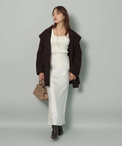 Arpege story（アルページュストーリー）の「サテンスカート（スカート・レディース・スモークピンク/ベージュ系その他・1/2/0）」の22枚目の写真