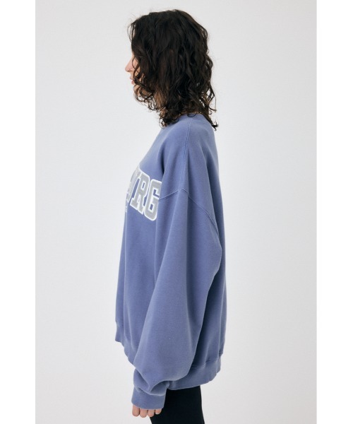 MOUSSY(マウジー)の「BILLYBURG PATCHED プルオーバー(スウェット・レディース・ブルー/ネイビー/杢グレー・FREE)」の10枚目の写真