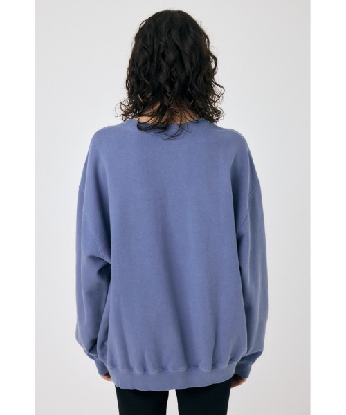 MOUSSY(マウジー)の「BILLYBURG PATCHED プルオーバー(スウェット・レディース・ブルー/ネイビー/杢グレー・FREE)」の11枚目の写真