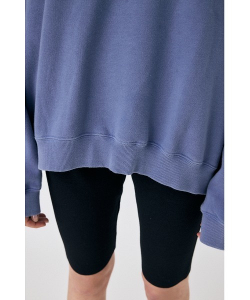 MOUSSY(マウジー)の「BILLYBURG PATCHED プルオーバー(スウェット・レディース・ブルー/ネイビー/杢グレー・FREE)」の14枚目の写真