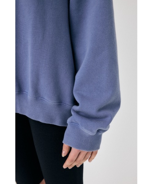 MOUSSY(マウジー)の「BILLYBURG PATCHED プルオーバー(スウェット・レディース・ブルー/ネイビー/杢グレー・FREE)」の15枚目の写真