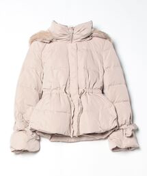 ブランド古着】レディースのダウンジャケット/コート（ベージュ