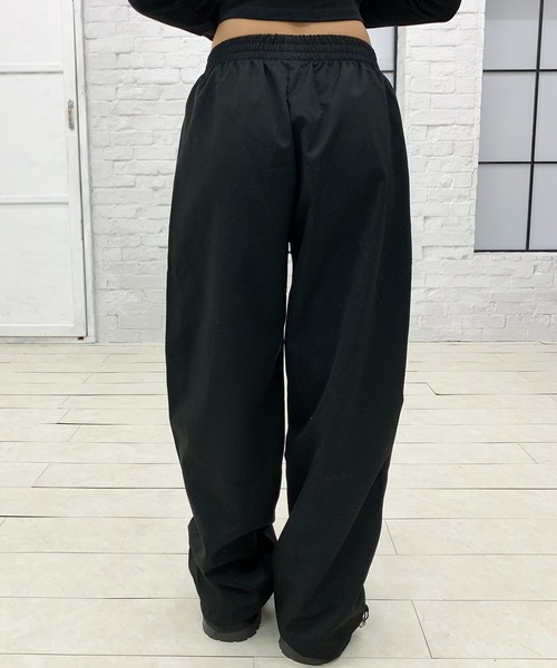 lilful(リルフル)の「【セットアイテム】チェック柄巻きスカート付き レイヤードルーズボトム(その他パンツ・レディース・ブラック/ベージュ・M/L)」の14枚目の写真