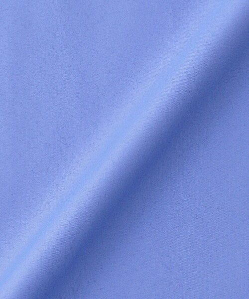 MACKINTOSH PHILOSOPHY（ﾏｯｷﾝﾄｯｼｭ ﾌｨﾛｿﾌｨｰ）の「トロッター オーバーサイズバンドカラーシャツ  チェック/無地（シャツ/ブラウス・メンズ・チャコールグレー/ブルー・40/38）」の7枚目の写真