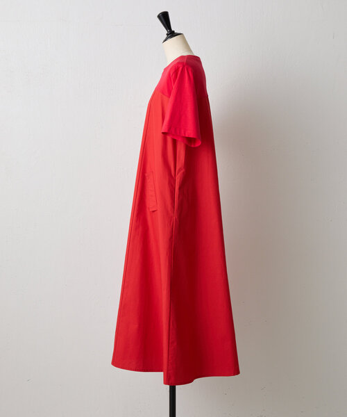 BEARDSLEY（ビアズリー）の「カットコンビフレアワンピース（ワンピース・レディース・レッド/ネイビー・FREE）」の19枚目の写真