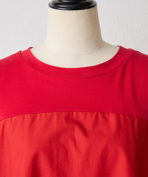 BEARDSLEY（ビアズリー）の「カットコンビフレアワンピース（ワンピース・レディース・レッド/ネイビー・FREE）」の22枚目の写真