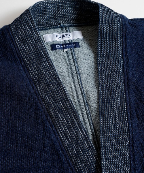 FDMTL（ファンダメンタル）の「FDMTL/ファンダメンタル/DIAMOND LONG CARDIGAN RINSE（カーディガン/ボレロ・メンズ・インディゴブルー・2/3/4）」の3枚目の写真