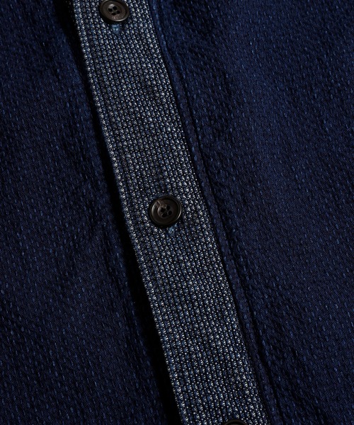 FDMTL（ファンダメンタル）の「FDMTL/ファンダメンタル/DIAMOND LONG CARDIGAN RINSE（カーディガン/ボレロ・メンズ・インディゴブルー・2/3/4）」の4枚目の写真