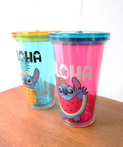 Disney/ディズニー〉スティッチ ALOHA STRAW TUMBLER/ストロー