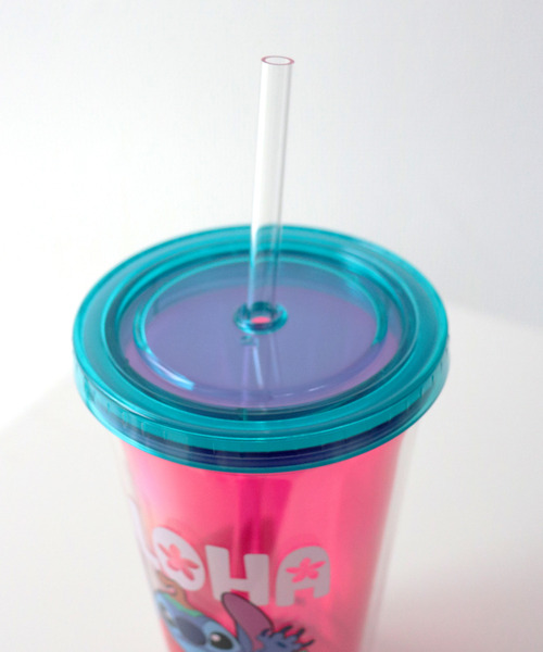 【新品未使用】スティッチ タンブラー ディズニー公式 グッズ 大西賢製販 タンブラー 550ml スティッチ ストロータンブラー