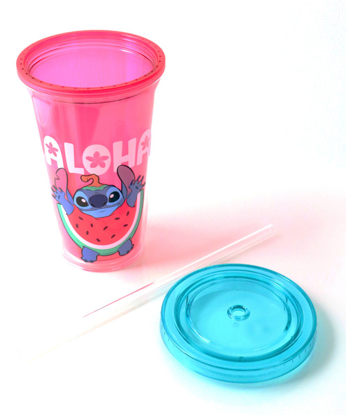 Disney/ディズニー〉スティッチ ALOHA STRAW TUMBLER/ストロー