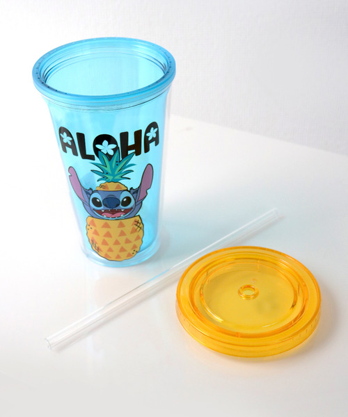 Disney/ディズニー〉スティッチ ALOHA STRAW TUMBLER/ストロー