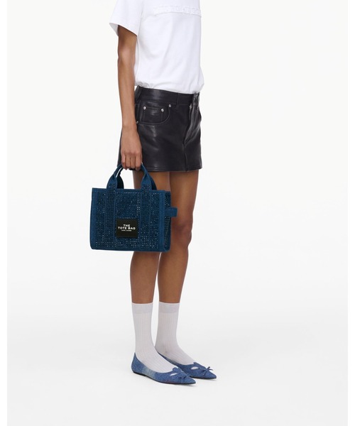 CRYSTAL DENIM TOTE BAG THE SMALL TOTE/ザ クリスタル デニム