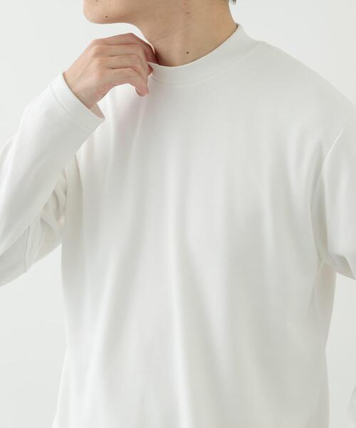 ITEMS URBANRESEARCH（アイテムズ アーバンリサーチ）の「ポンチロングスリーブTシャツ for Jacket（Tシャツ/カットソー・メンズ・ホワイト/ブラック・SMALL/MEDIUM/LARGE）」の10枚目の写真