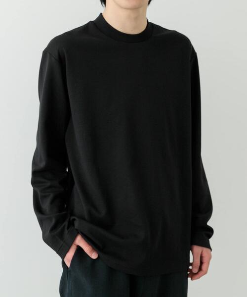 ITEMS URBANRESEARCH（アイテムズ アーバンリサーチ）の「ポンチロングスリーブTシャツ for Jacket（Tシャツ/カットソー・メンズ・ホワイト/ブラック・SMALL/MEDIUM/LARGE）」の21枚目の写真