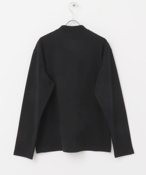 ITEMS URBANRESEARCH（アイテムズ アーバンリサーチ）の「ポンチロングスリーブTシャツ for Jacket（Tシャツ/カットソー・メンズ・ホワイト/ブラック・SMALL/MEDIUM/LARGE）」の5枚目の写真