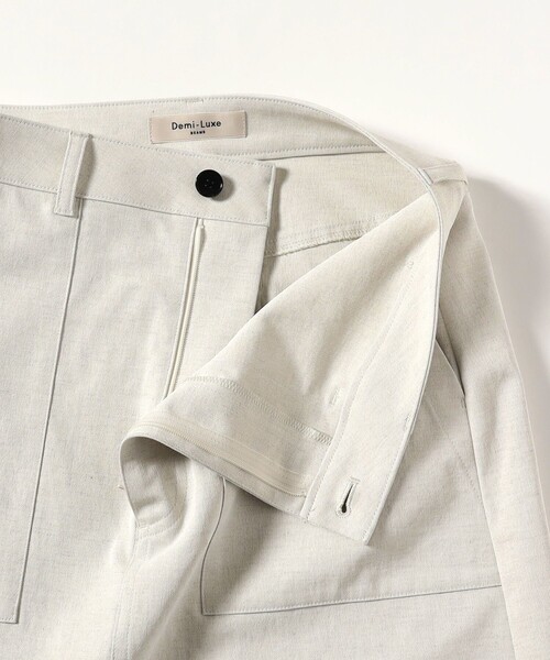 Demi-Luxe BEAMS（デミルクス ビームス）の「ローウエスト タイト スカート［手洗い可］（スカート・レディース・ナチュラル/ネイビー・36/38）」の18枚目の写真