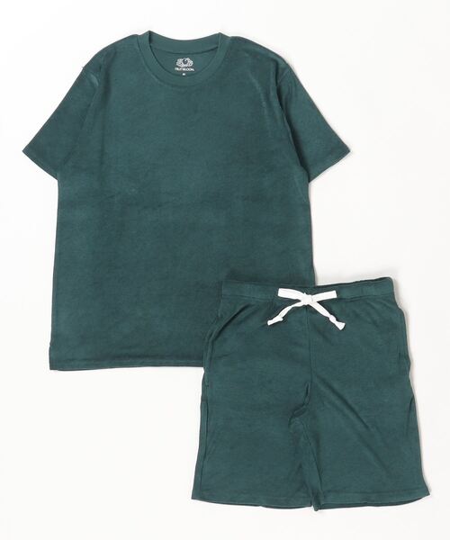 FRUIT OF THE LOOM（フルーツオブザルーム）の「【FRUIT OF THE LOOM/フルーツオブザルーム】パイルルームウェア　上下セット 80986600（ルームウェア/パジャマ・メンズ・ブラウン/グリーン/ネイビー/オレンジ/ブラック/グレー/オフホワイト・L/XL/M）」の5枚目の写真