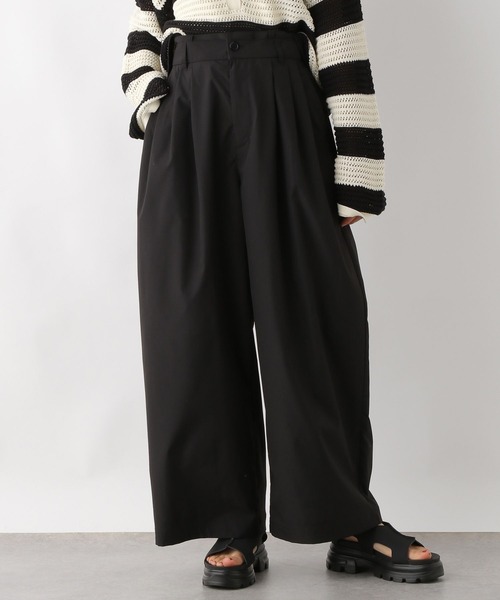 LEPSIM（レプシィム）の「3タックデザインパンツ　322133（その他パンツ・レディース・カーキブラウン/ベージュ/ブラック・LARGE/MEDIUM）」の5枚目の写真