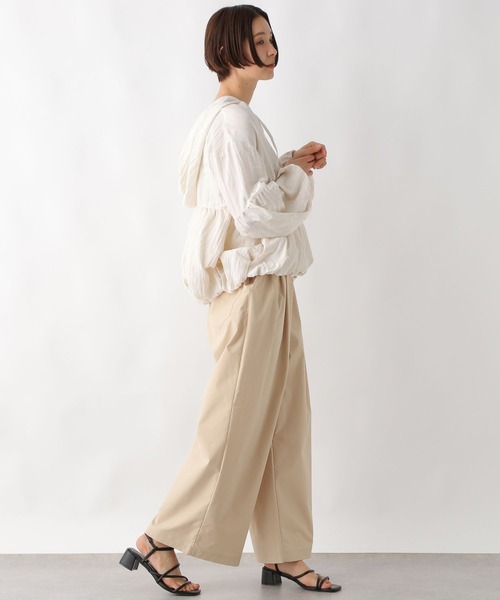 LEPSIM（レプシィム）の「3タックデザインパンツ　322133（その他パンツ・レディース・カーキブラウン/ベージュ/ブラック・LARGE/MEDIUM）」の16枚目の写真