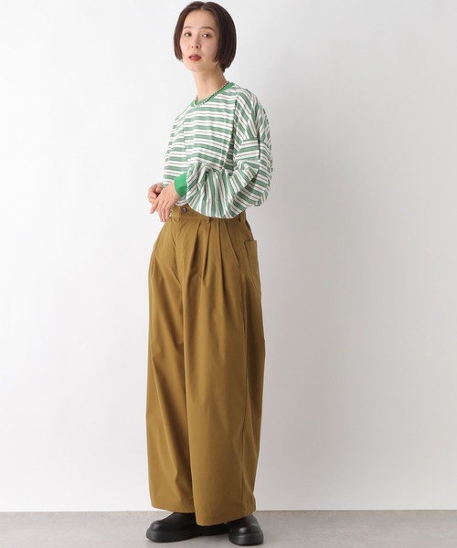 Mi✴︎ページ LEPSIM（レプシィム） パンツ 3タックデザインパンツ 322133