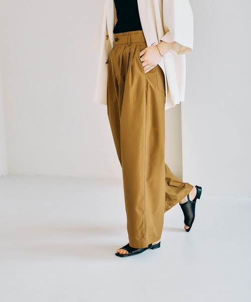 Mi✴︎ページ LEPSIM（レプシィム） パンツ 3タックデザインパンツ 322133