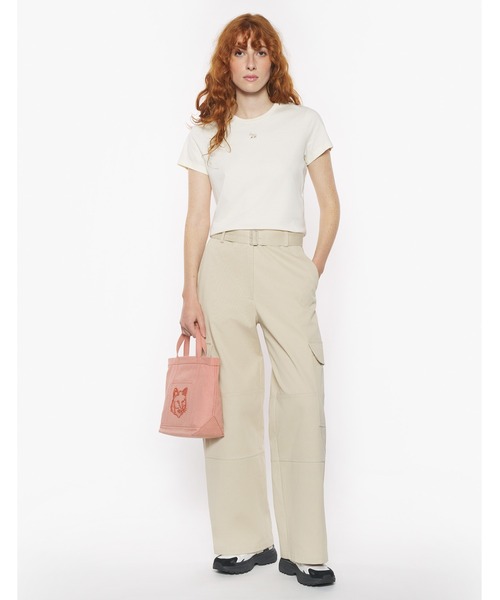 Maison Kitsune（メゾンキツネ）の「BELTED UTILITY PANTS（その他パンツ・レディース・ベージュ・40/38/36/34）」の3枚目の写真