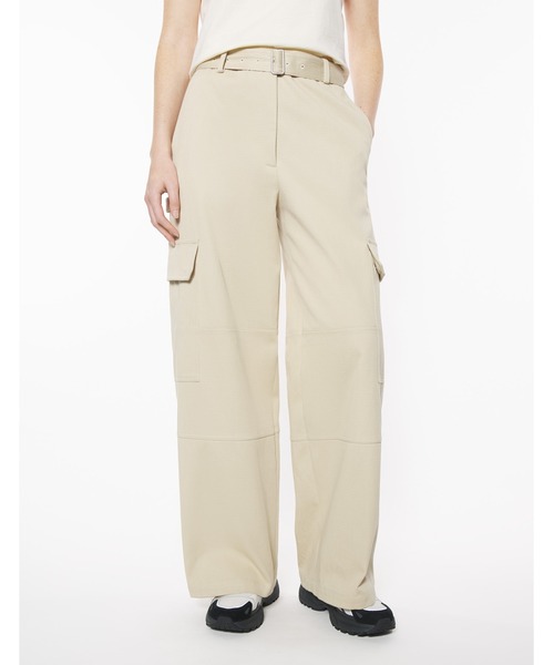 Maison Kitsune（メゾンキツネ）の「BELTED UTILITY PANTS（その他パンツ・レディース・ベージュ・40/38/36/34）」の5枚目の写真