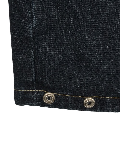 dispark（ディスパーク）の「WEGO/ブラストワイドデニム（デニムパンツ・レディース・ブラック/ダークインディゴブルー・MEDIUM/SMALL）」の21枚目の写真