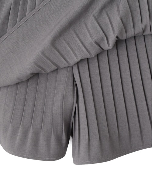 JILL by JILL STUART（ジルバイジルスチュアート）の「◇プリーツミニスカパン（その他パンツ・レディース・グレー/ブラック・MEDIUM/SMALL）」の8枚目の写真
