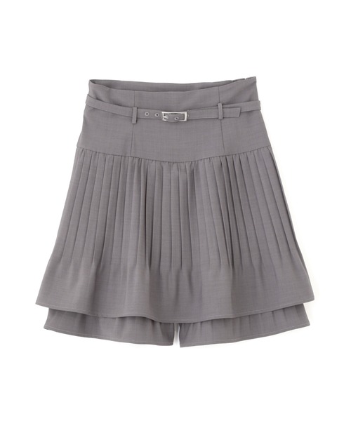 JILL by JILL STUART（ジルバイジルスチュアート）の「◇プリーツミニスカパン（その他パンツ・レディース・グレー/ブラック・MEDIUM/SMALL）」の10枚目の写真