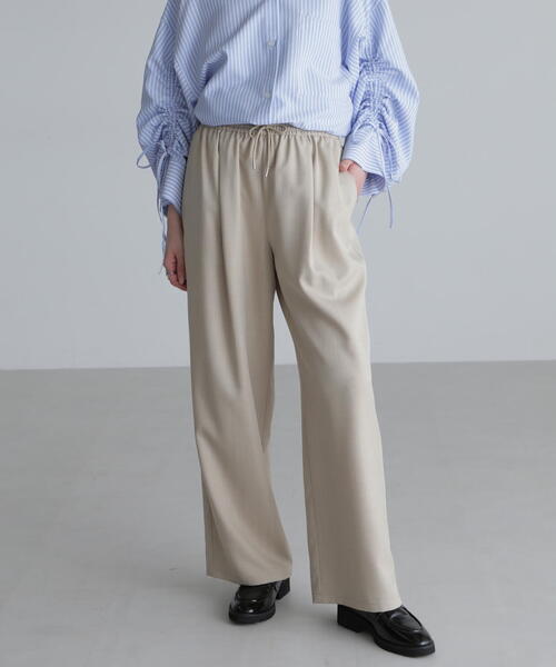 FREE'S MART（フリーズマート）の「◆ワイドストレートイージーパンツ（その他パンツ・レディース・ベージュ/ホワイト/ブラック・SMALL/MEDIUM）」の17枚目の写真