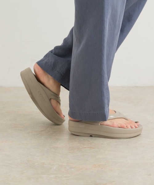 OOFOS / ウーフォスOOmega グレー　ベージュ 楽天市場】ウーフォス OOFOS ウーメガ OOmega レディース 厚底