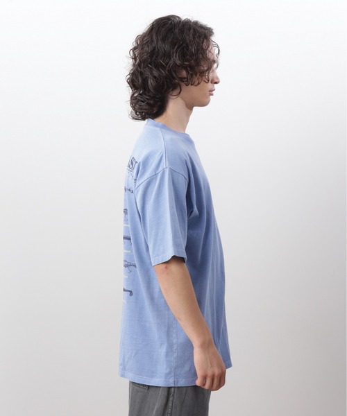 MANASTASH（マナスタッシュ）の「MANASTASH/マナスタッシュ　PUMICE TEE LURE/パミスTシャツルアー（Tシャツ/カットソー・メンズ・ホワイト/ブルー・S/M/L/XL）」の13枚目の写真