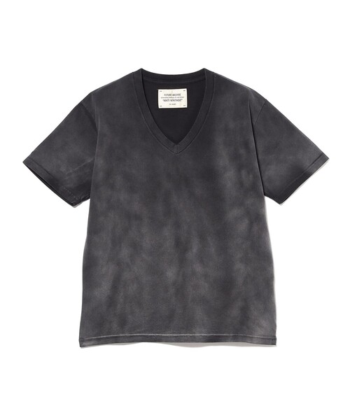 FUTURE ARCHIVE(フューチャーアーカイブ)の「FUTURE ARCHIVE / V NECK TEE "FADE BLACK"(Tシャツ/カットソー・メンズ・ブラック・M)」の2枚目の写真