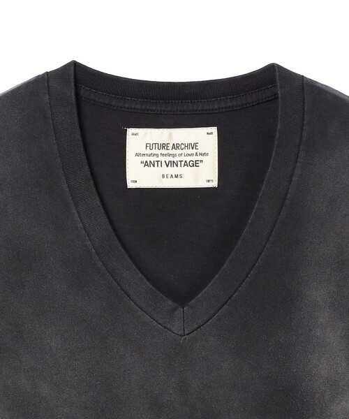 FUTURE ARCHIVE(フューチャーアーカイブ)の「FUTURE ARCHIVE / V NECK TEE "FADE BLACK"(Tシャツ/カットソー・メンズ・ブラック・M)」の3枚目の写真