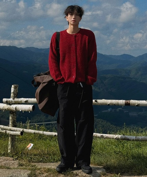 ASCLO（エジュクロ）の「ASCLO／コットン切り替えラインパンツ（その他パンツ・メンズ・ブラック/ライトグレー・MEDIUM/LARGE）」の12枚目の写真