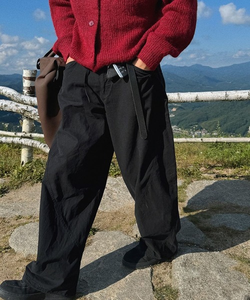 ASCLO（エジュクロ）の「ASCLO／コットン切り替えラインパンツ（その他パンツ・メンズ・ブラック/ライトグレー・MEDIUM/LARGE）」の15枚目の写真