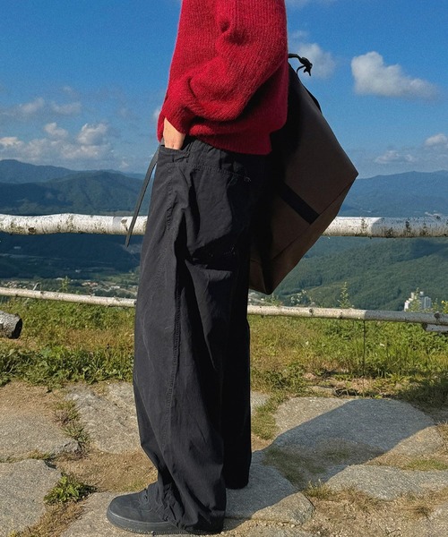 ASCLO（エジュクロ）の「ASCLO／コットン切り替えラインパンツ（その他パンツ・メンズ・ブラック/ライトグレー・MEDIUM/LARGE）」の16枚目の写真