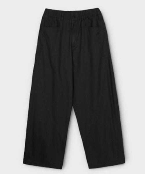 ASCLO（エジュクロ）の「ASCLO／コットン切り替えラインパンツ（その他パンツ・メンズ・ブラック/ライトグレー・MEDIUM/LARGE）」の18枚目の写真